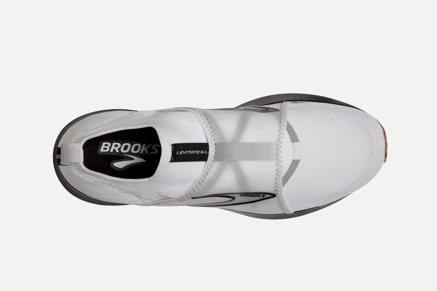 Brooks Levitate 4 Le Road Löparskor Herr - Vita/Svarta - 7854-VBZSC